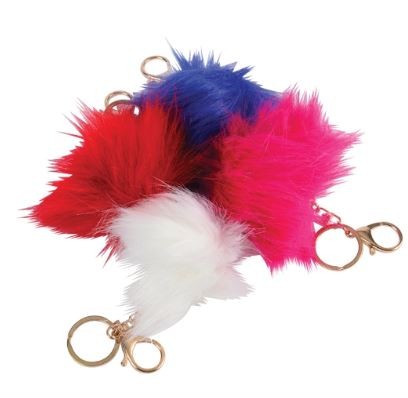 Fluffy Fur Keychains 1pc