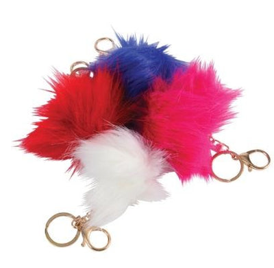 Fluffy Fur Keychains 1pc