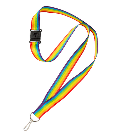 Rainbow Breakaway Lanyards 12/pk