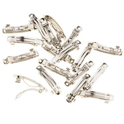 French Hair Clips Barrettes - 70mm 24/pk