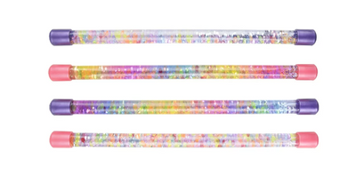 Glitter Water Baton 12" 12/pk
