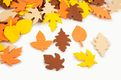 Fall Leaves Foam Cutouts 60/pk 2" x 1 1/2" (Discontinued)