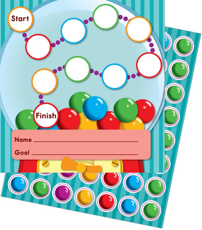 Gum Ball Machine Mini Incentive Charts
