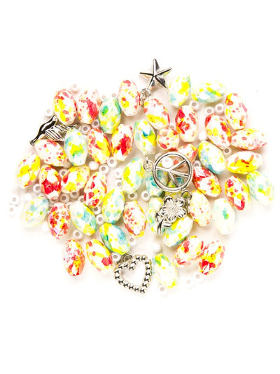 Acrylic Bead Bracelet Kit 100+ pcs (Closeout)