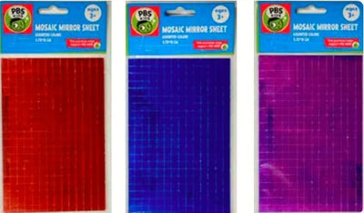 Mosaic Mirror Sheets 9.75 x 15cm Assorted 294 pcs (Discontinued)