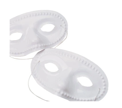 White Eye Masks 24/pk