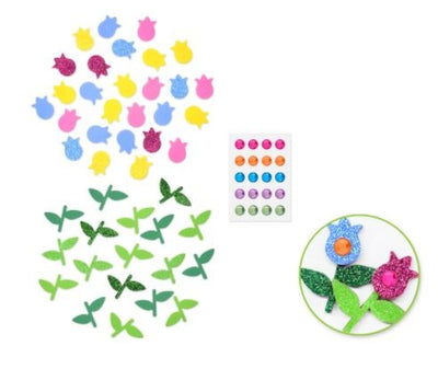 DIY Foam/Gem Tulip Craft Kits