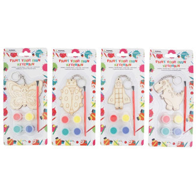 Craft Paint wooden Set 4 Styles