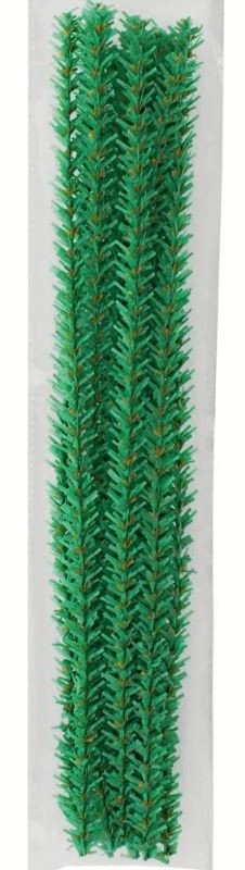 Canadian Pine Chenille Stem 12" Green 12/pk