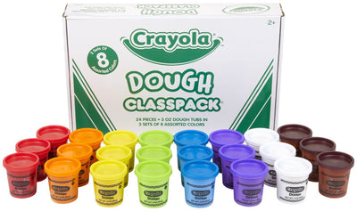 Crayola Modeling Dough Classpack 3oz, 8 Colors 24/pk