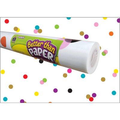 Better Than Paper Confetti On white Bulletin Board