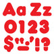 Red 4-Inch Casual Uppercase/Lowercase Combo Pack Ready Letters