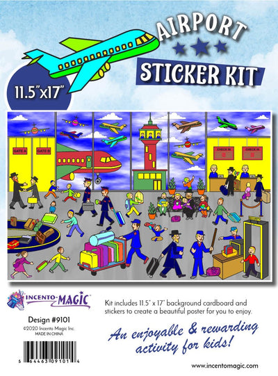 Airport Sticker Kit 11.5" x 17.5" 1 set