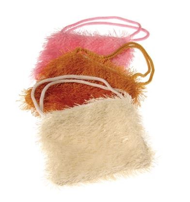 Fuzzy Plush Purses 4"x3.5" 1pc (discontinued)