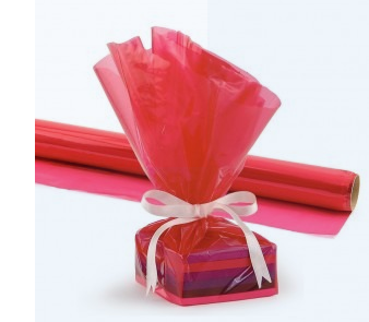 Cello Wrap Rolls - Pink, 20 inch x 5 ft