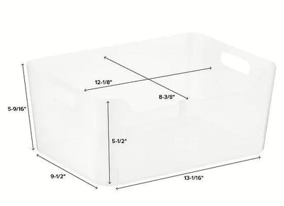 Plastic Containers 13" x 9.5" x 5"