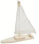 6 1/2" x 7 1/2" DIY Wood Sailboat Coloring Craft Kits - 12 Pc.
