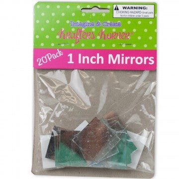 Mirror Tiles 1" 20/pk