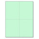 Perforated Cards Green 4/Pg 250/Pk