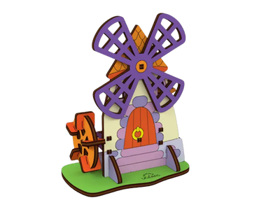 Mill DIY 3D Wooden Puzzle (Discontinued)