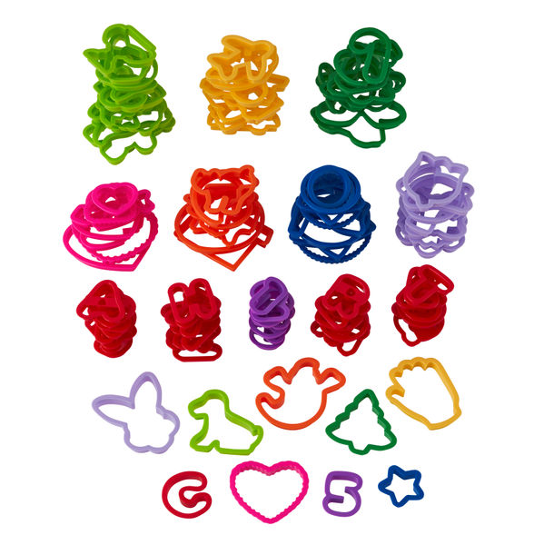 Dough Play Cutters Cookie Shapes 3 1/2" x 3 1/2" 101/pk