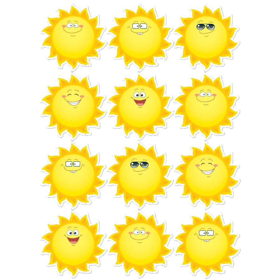 Happy Sun Accents 6" 30/pk