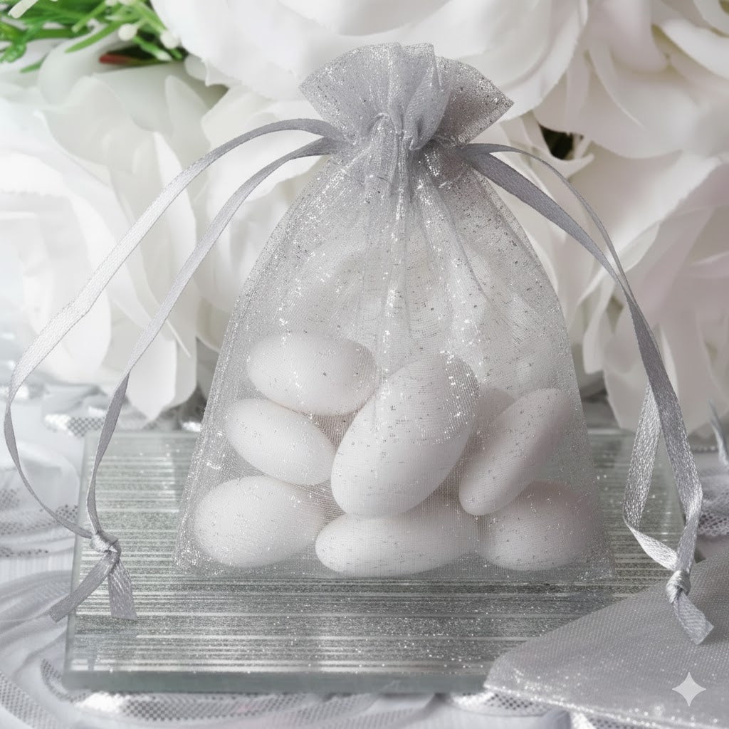 Organza Bags Drawstring 3"x4" 12/pk  (Blush)