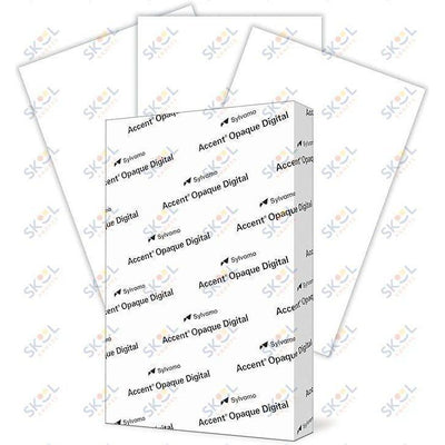 White Gloss Cardstock Paper 11" x 17" 100/pk 100lb