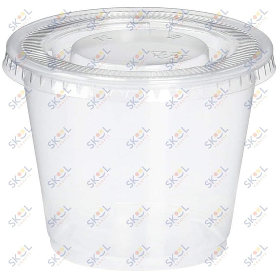 Clear Plastic Cups With Lids 5.5oz
