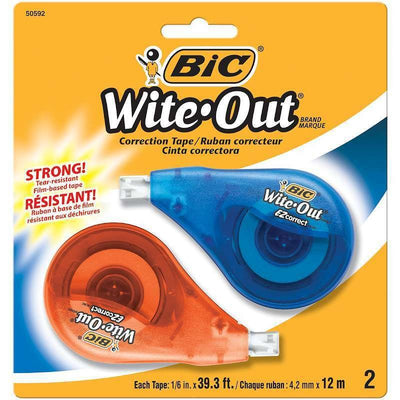 Bic Wite-Out Correction Tape 2/pk