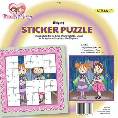 Rina and Dina Sticker Puzzle Singing