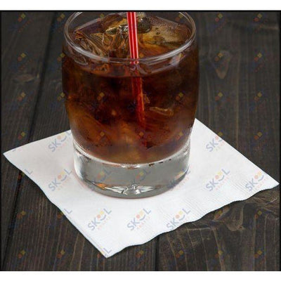 Beverage Napkins 5" 20/pk. (White)