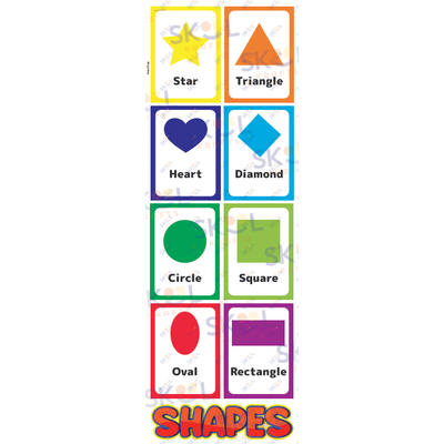 Shape Flashcard Centerpiece Laminating (English)