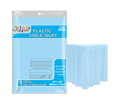 Table Skirt (Light Blue)
