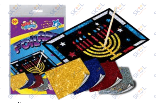 Chanuka Foil Art