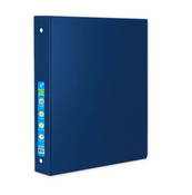 Non-view Binder (1", Navy Blue, Round Rings)