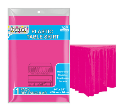 Table Skirt (Hot Pink)