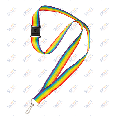 Rainbow Breakaway Lanyards 12/pk