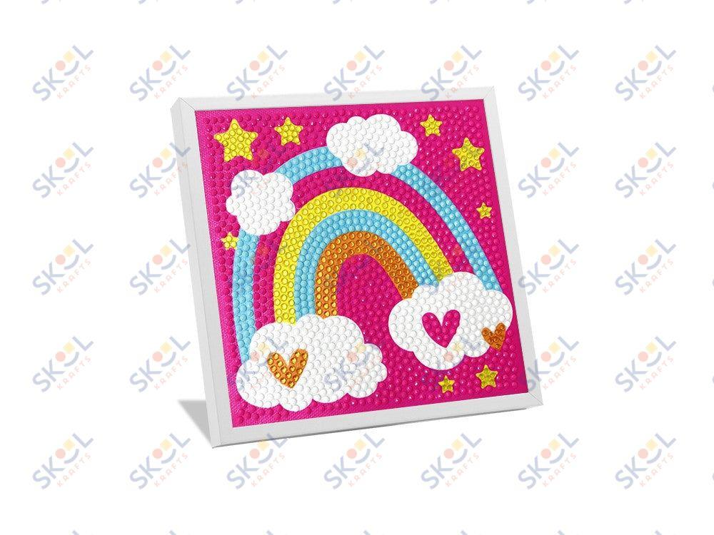 Diamond Rainbow Canvas Kit 5.7" x 5.7"