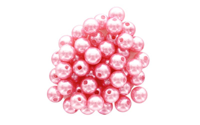 Pearl Beads Pink 10mm 200/pk