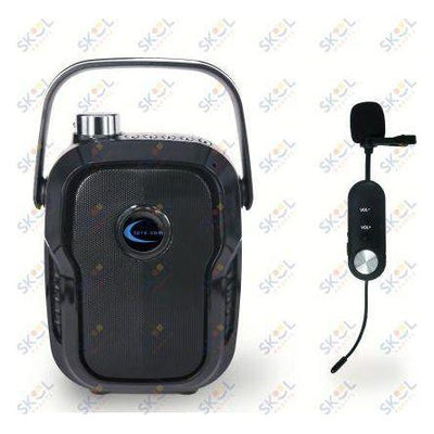 Rechargeable Speaker With Wireless UHF Lapel Microphone