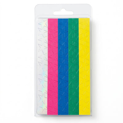 Stickers Star Assorted Colors Foil 1/2" 440/pk