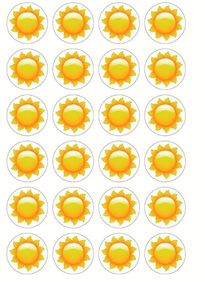 Sun Stickers 10/Sheets
