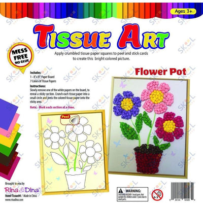Tissue Art Flowers
