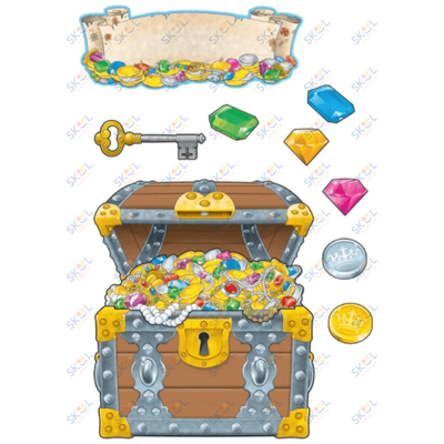 Big Treasure Chest Bulletin Board Set