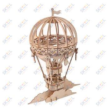 3D Wooden Puzzle Hot Air Balloon