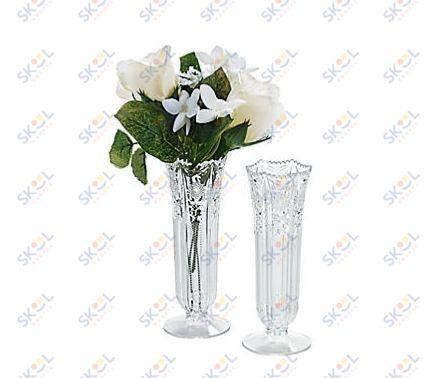 Plastic Bud Vases 6" 1pc