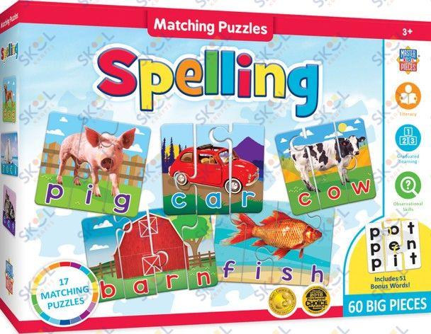 Educational Spelling Matching Puzzle