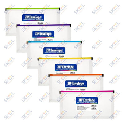 Clear Coupon/Check Size Zip Envelope