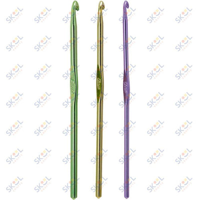 Boye Aluminum Crochet Hook Set-Sizes G6 To I9